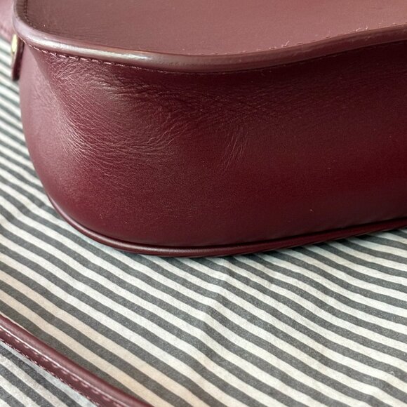 A.P.C. Burgundy Crossbody Bag - Picture 4 of 6